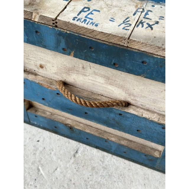 Vintage Folk Art Embellished m.i.t. “Seniors” Dormitory / Naval Trunk, Circa 1949-1950 For Sale - Image 13 of 18