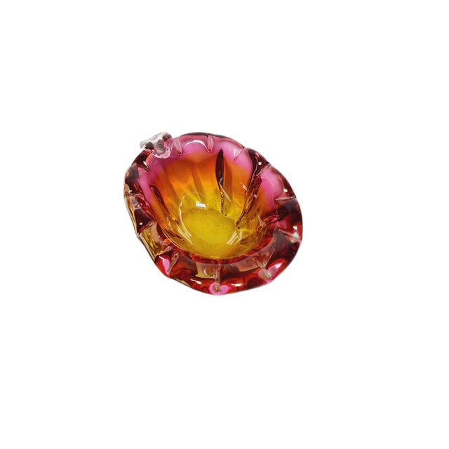 Decorative Bowl by J. Hospodka for Chribska Glassworks, Czechoslovakia, 1960s For Sale - Image 11 of 14