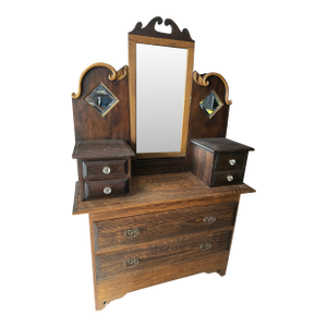 Antique Victorian -Style Dressing Table / Vanity Dresser
