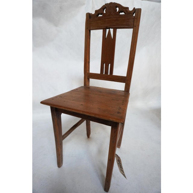 Wood Early 20th Century Set of Four Similar Arts & Crafts Wood Chairs For Sale - Image 7 of 18