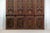 Vintage Chinese Four-Panel Painted Screen in Dark Red Brown Finish For Sale - Image 4 of 10
