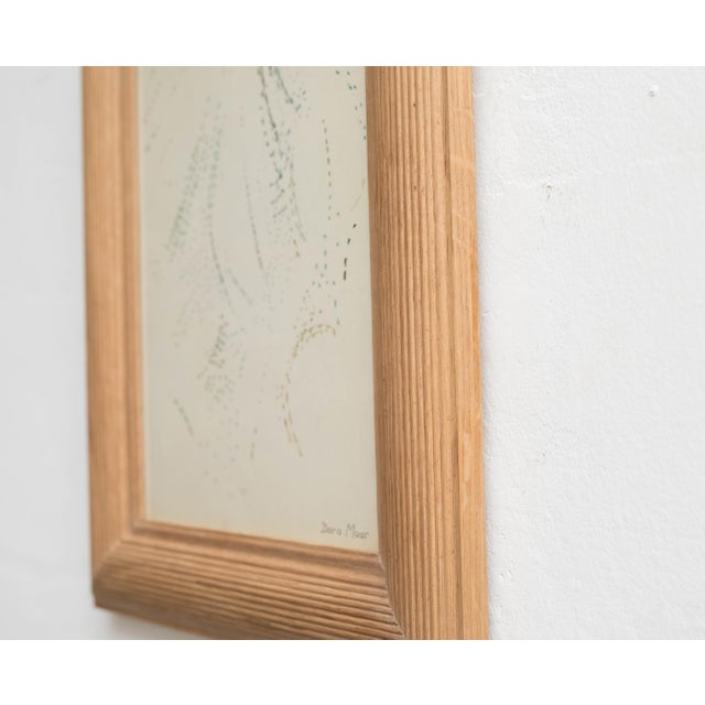 1990s Dora Maar, Pointillist Surrealist Landscape, Paper, Framed For Sale - Image 5 of 15