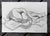 Contemporary Original Semi Abstract Charcoal Drawing, "Floor Contact" For Sale - Image 3 of 4