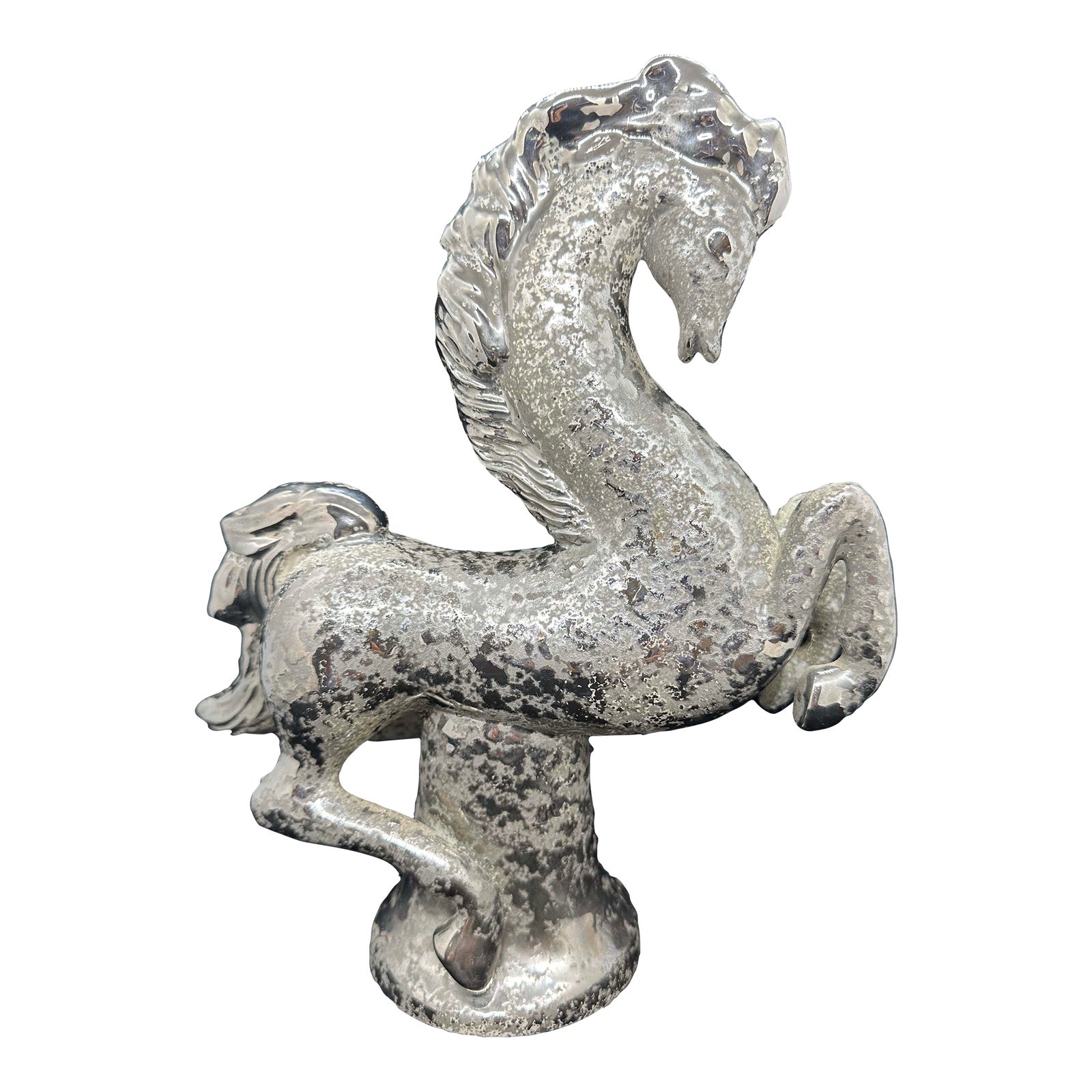 1950s Sascha Brastoff Crushed Diamond Horse Figurine | Chairish