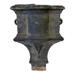 Victorian English Cast Iron Rainwater Hopper Wall Planter