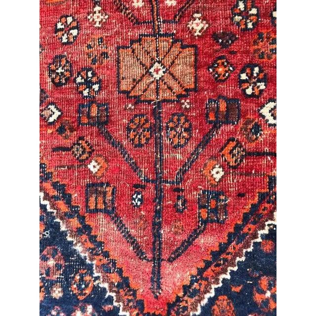 Small Vintage Shiraz Rug For Sale - Image 12 of 15