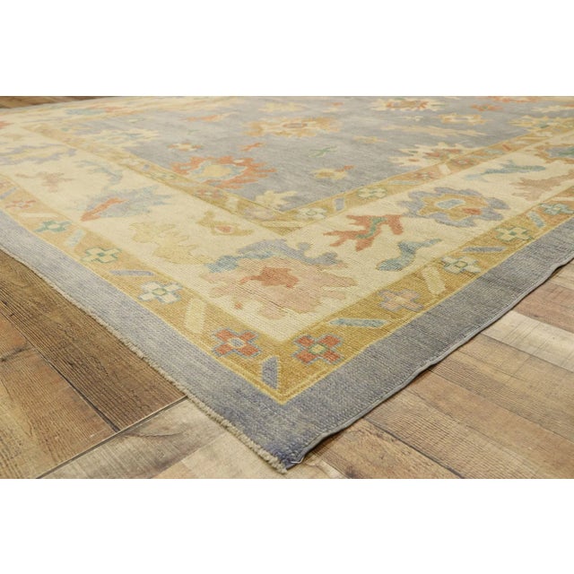 Turkish Oushak Rug - 09'05 X 12'05 For Sale - Image 9 of 12