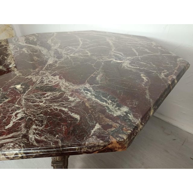 Antique Table in Marble For Sale - Image 16 of 18