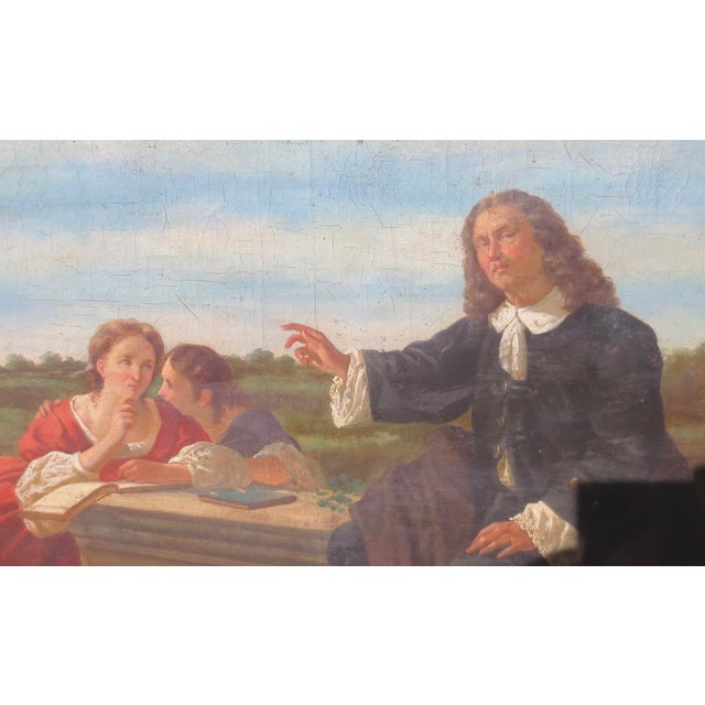 Blind Milton Dictates to His Daughters 19th Century For Sale In New York - Image 6 of 9