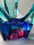 Late 20th Century Michael David & Kit Karbler Signed Sculptural Studio Art Glass “Vortex” Bowl For Sale - Image 5 of 8