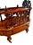 Antique Victorian Rosewood Canterbury Whatnot & Side Table With Drawer For Sale - Image 10 of 11