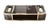 "Dolce Val" Coffee Table With Polished Ebony and Stainless Steel, Bronze Details For Sale In Los Angeles - Image 6 of 6