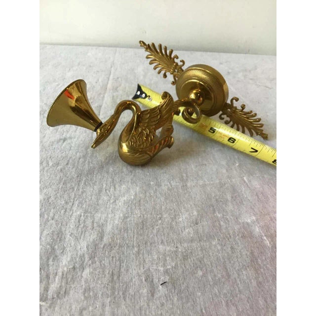 French Empire Bronze Swan Sconces - Set of 4 For Sale - Image 4 of 13