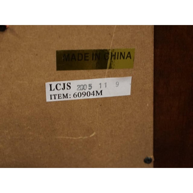 Universal Furniture Mahogany Biedermeier Traditional Victorian Style 57" Dresser / Wall Mirror 60904m For Sale - Image 9 of 9