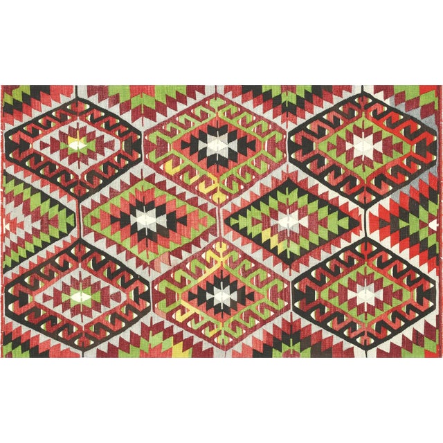 1950s Turkish Kilim Rug For Sale In Los Angeles - Image 6 of 6