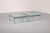 Metal LC-10 Coffee Tables in Light Blue Glass by Le Corbusier for Cassina, 1960s, Set of 2 For Sale - Image 7 of 14