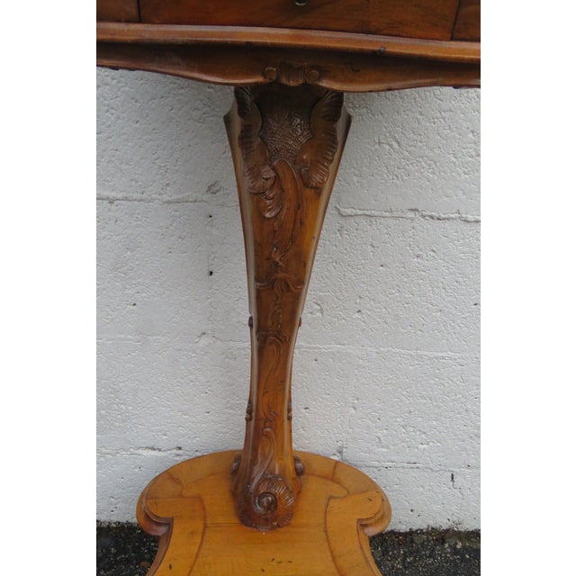 Brown 1800s French Louis XV Kneeler Faldstool Prayer Bench For Sale - Image 8 of 12