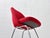 Vintage Executive Chair with Red Fabric Upholstery by Eero Saarinen for Knoll International, 1960s For Sale - Image 14 of 16