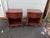 Brown Late 20th Century Pair of French Provincial 1 Drawer Nightstands For Sale - Image 8 of 18