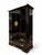Broyhill Vintage Broyhill Asian Modern Black Lacquer Armoire With Brass Hardware For Sale - Image 4 of 12