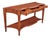 Neoclassical Style Mahogany Serpentine Console Table With String Inlay For Sale - Image 4 of 6