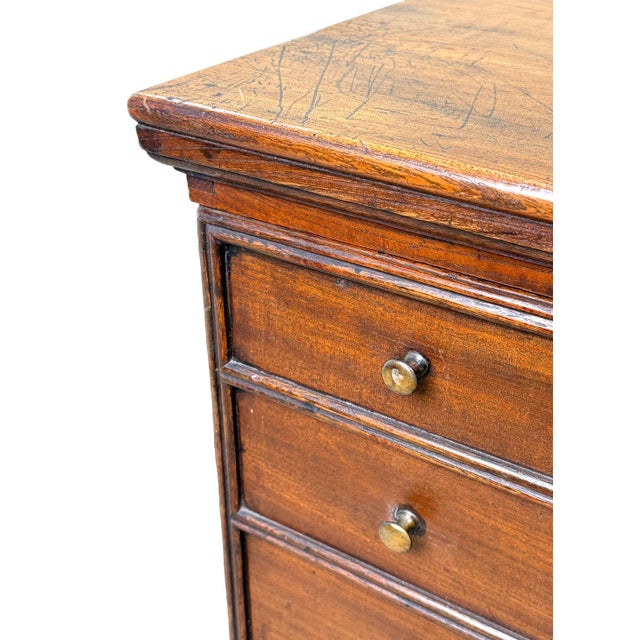 18th Century Georgian Elm Bedside Chest Close Stool For Sale - Image 10 of 13