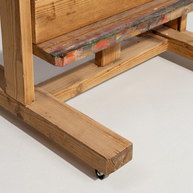 Mid 20th Century 19th Century French Wooden Artist’s Easel For Sale - Image 5 of 13