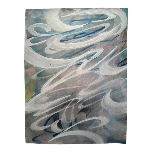 Untitled Abstract Gouache on Paper For Sale