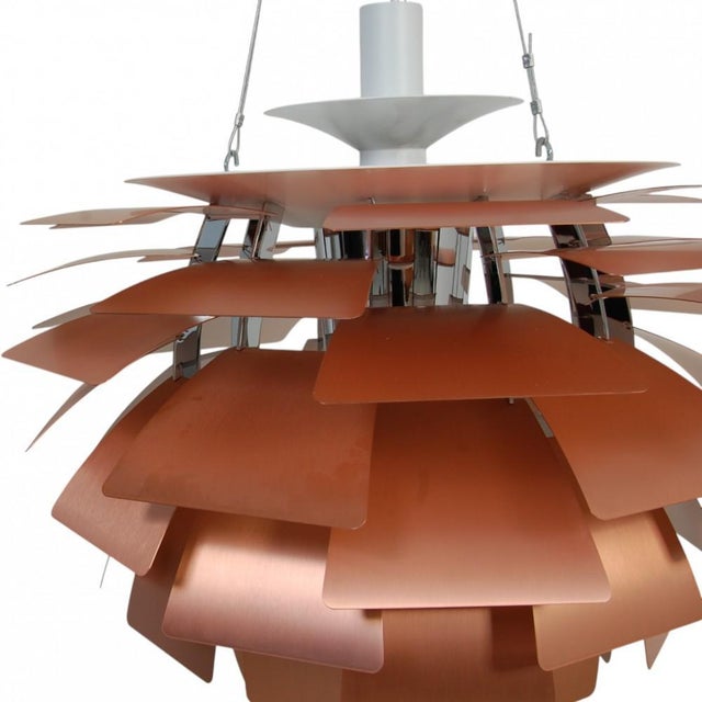 Copper Artichoke Lamp by Poul Henningsen For Sale - Image 15 of 18