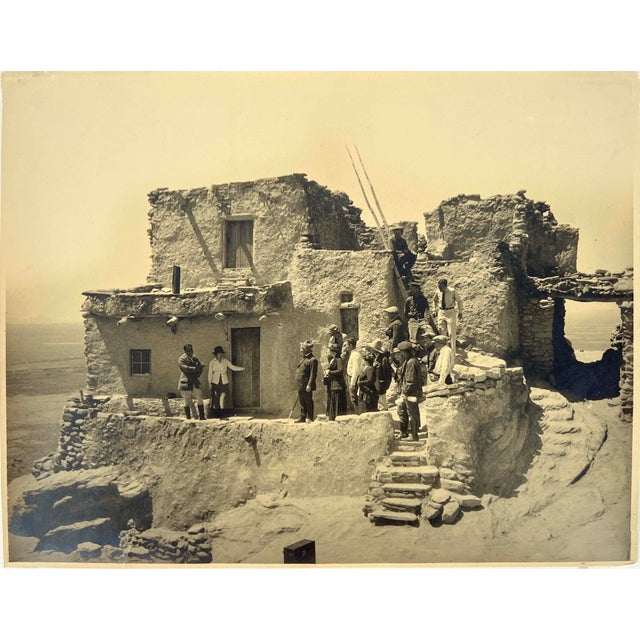 Realism Mary Pickford Douglas Fairbanks at Walpi First Mesa Hopi Village 1920 Photograph by Charles Rosher For Sale - Image 3 of 4