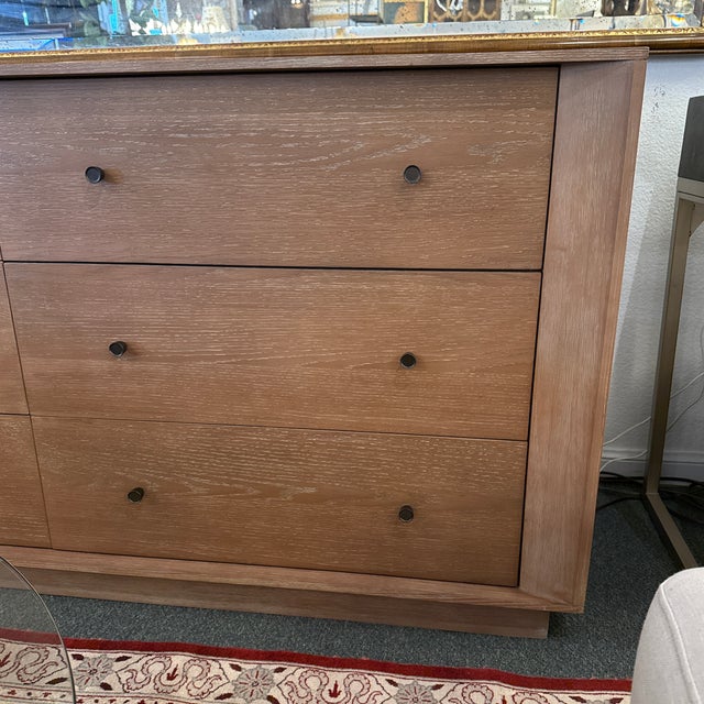 West Elm Matias Dresser, Hudson Oak Wood For Sale - Image 10 of 12