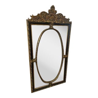 Neoclassical Style Beveled Wall Mirror For Sale