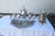 Late 20th Century Meriden Silver Plated Serving Tea Tray Set With Pairpoint Pitcher and Cup 4483b For Sale - Image 10 of 18