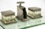 Vintage Silver and Glass Inkwell, Italy, Mid-20th Century For Sale - Image 4 of 6
