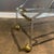 Italian Mixed Metal Two-Tier Bar Cart For Sale In Miami - Image 6 of 9