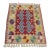 1960s Tribal Style Geometric Colorful Cappadocia Kilim Rug For Sale