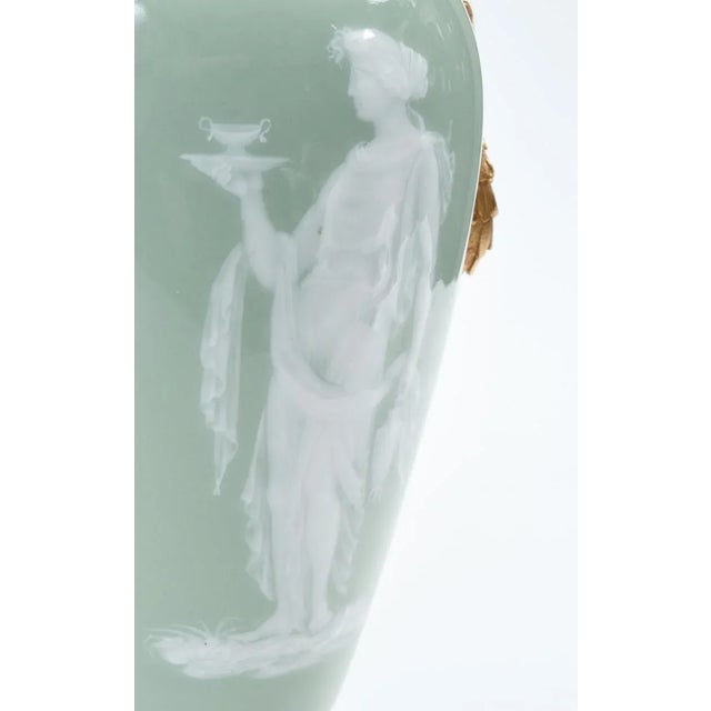Bronze Mounted Porcelain Decorative Urn For Sale In New York - Image 6 of 11