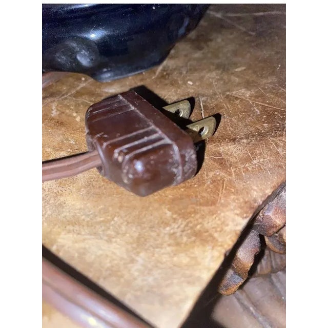 Chinoiserie Blue and White Lamp For Sale - Image 9 of 10