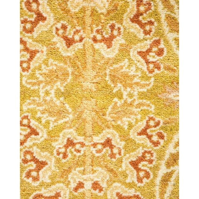Traditional Eclectic, One-of-a-Kind Hand-Knotted Area Rug in Green, 6' 2" x 9' 1" For Sale - Image 3 of 8