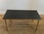 1940s Brass coffee table with black lacquered glass top Attributed to Maison Jansen For Sale - Image 6 of 12