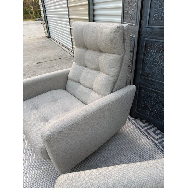 Set of 2 Como Comfort Air Italian Inspired Zero Gravity Chairs by American Leather Brand For Sale - Image 12 of 16