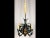 Hollywood Regency Hollywood Regency Tole and Copper Palm Tree Chandelier For Sale - Image 3 of 9