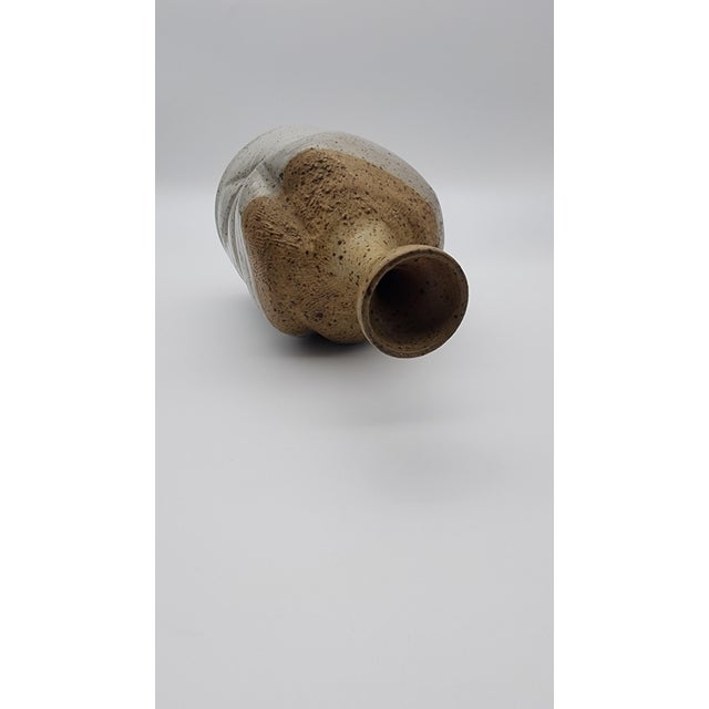 Ceramic Vintage Handmade Studio Pottery Vase For Sale - Image 7 of 7