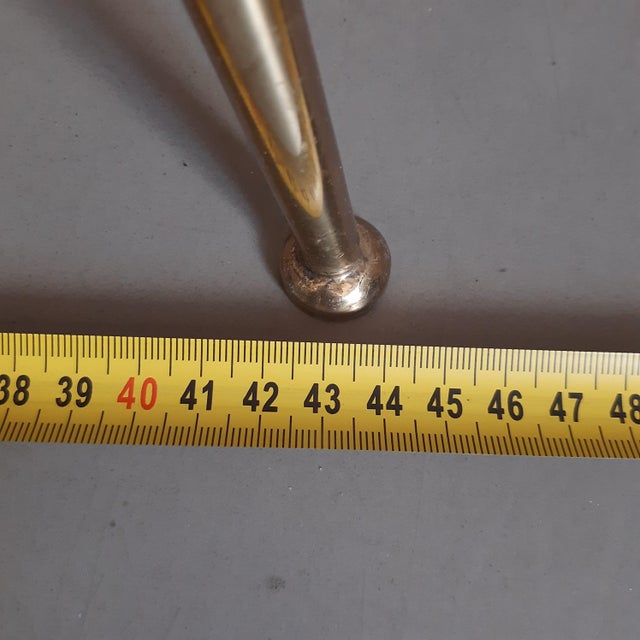 Chiavari Chair in Polished Brass, 1950s For Sale - Image 10 of 12