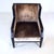2000 - 2009 French Christian Liaigre for Holly Hunt Brown Leather & Velvet Chair For Sale - Image 5 of 16