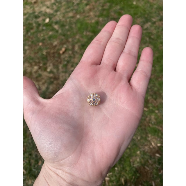 Early 21st Century Pandora Opulent Floral Charm, 14k Yellow Gold, Length 11.5 Mm For Sale - Image 5 of 5