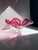 1960s Large Cranberry Glass Bowl by Josef Hospodka for Chribska, Czechoslovakia, 1960s For Sale - Image 5 of 6