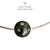 Metal Diamond Tahitian South Sea Pearl Necklace 0.5 TCW 14k Gold Certified For Sale - Image 7 of 7