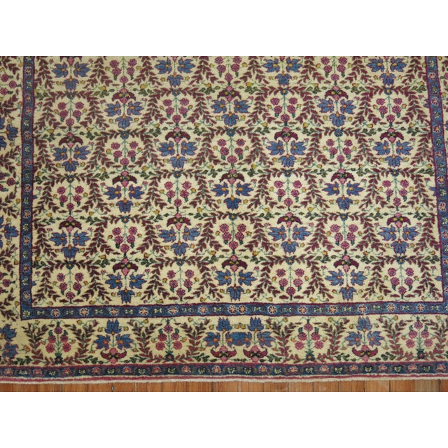Late 20th Century Antique Persian Kerman Rug For Sale - Image 5 of 6
