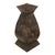 Rare sculptural vessel from the popular crafts of southern Morocco made of hammered metal. Morocco 1970s